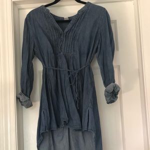 Motherhood Denim Maternity Shirt